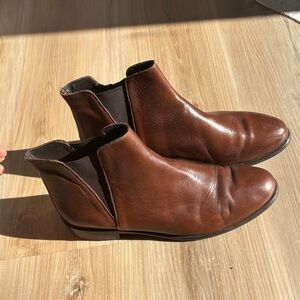 Women’s Brown Leather Ankle Boots
